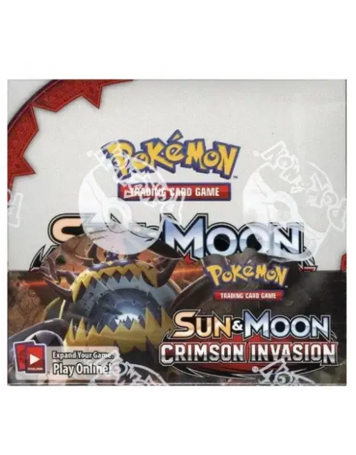 Pokemon TCG Sun and Moon Crimson Invasion Booster Display Box (36 Packs) ENG