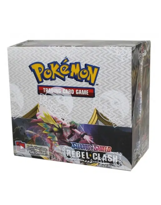 Pokemon TCG Sword and Shield Rebel Clash Booster Display Box (36 Packs) ENG